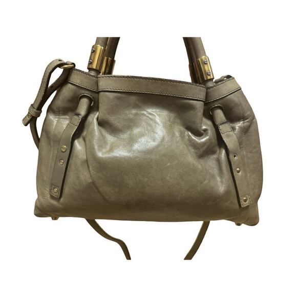 Chloe Brown Leather Victoria 2way Tote Bag Preowned - Picture 2 of 11